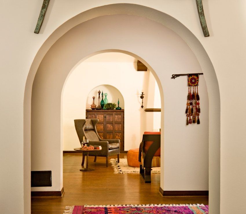 Archi di cartongesso. Foto di interior design