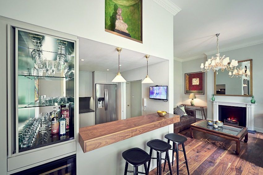Bar rack per la cucina, foto di possibili opzioni di design