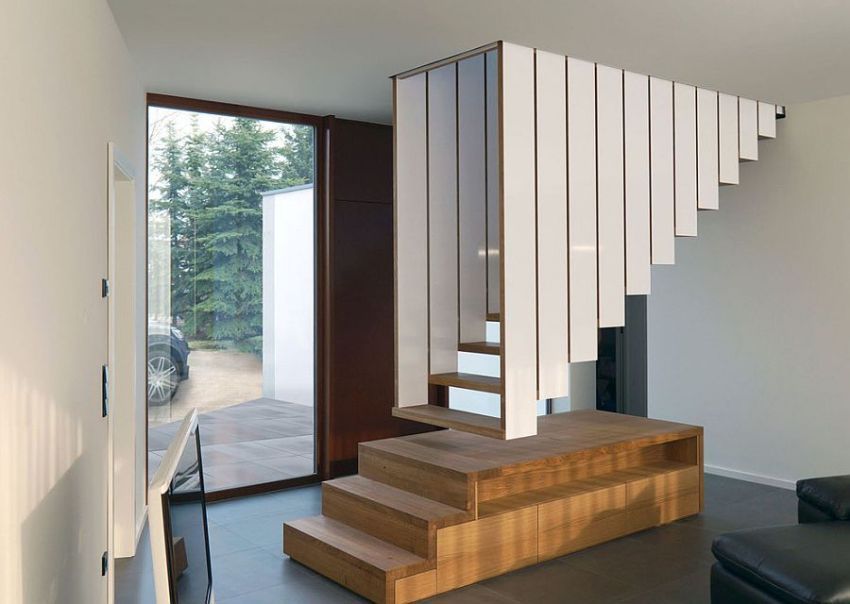 Scale di legno in una casa privata: progetti, foto