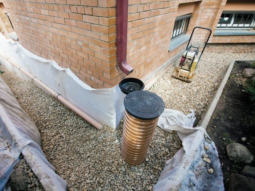 Sistema di drenaggio intorno alla casa: un dispositivo di drenaggio per la fondazione di un edificio residenziale