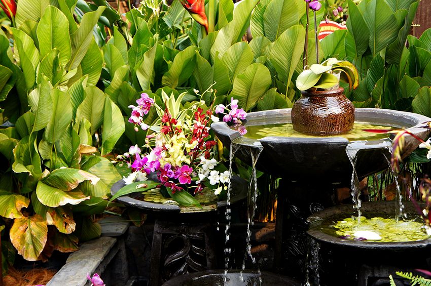 Fontana per il giardino: un paradiso sul proprio sito