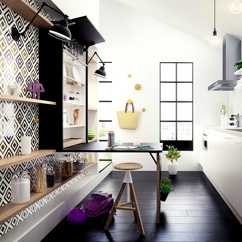 Tavolo da pranzo scorrevole: come decorare la cucina e risparmiare spazio