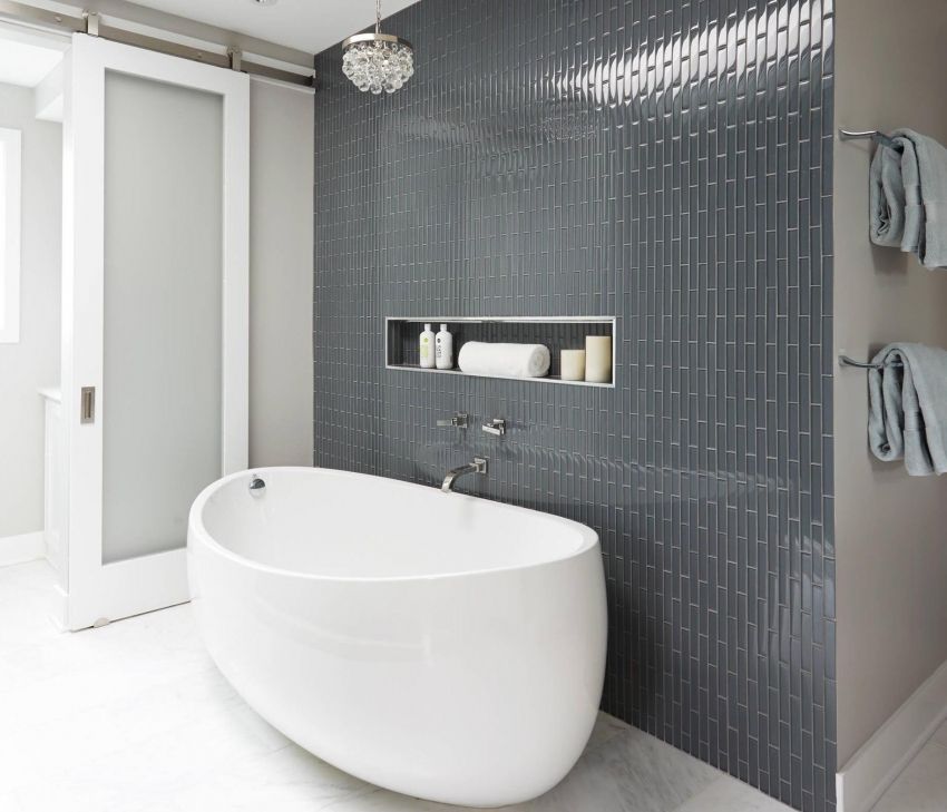 Design del bagno: rivestimenti per foto migliori interni