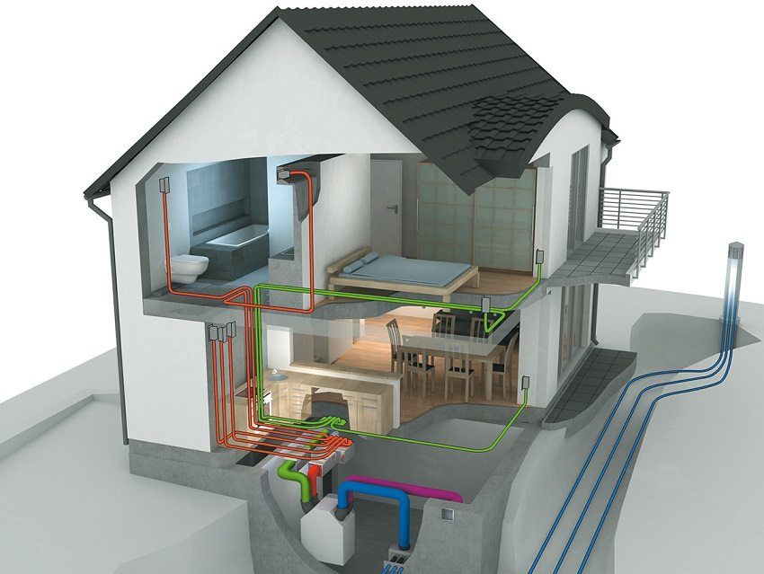 Risparmio sulla costruzione: come rendere la ventilazione in una casa privata