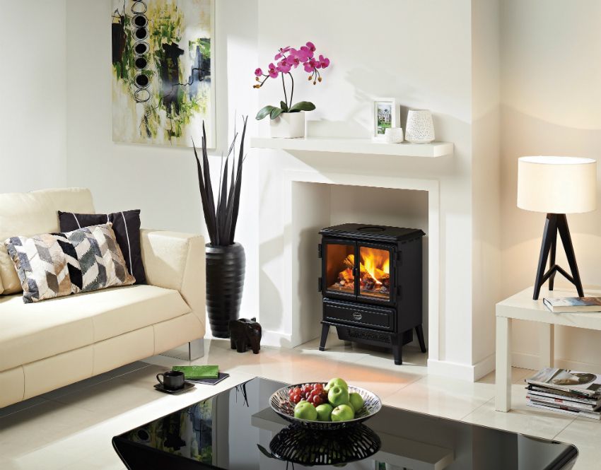Electrofireplaces con effetto fuoco vivo: elegante decorazione d'interni