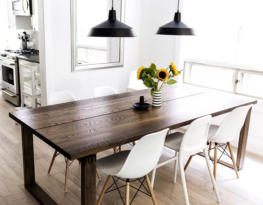 Tavolo e sedie per la cucina: soluzioni tradizionali e non standard