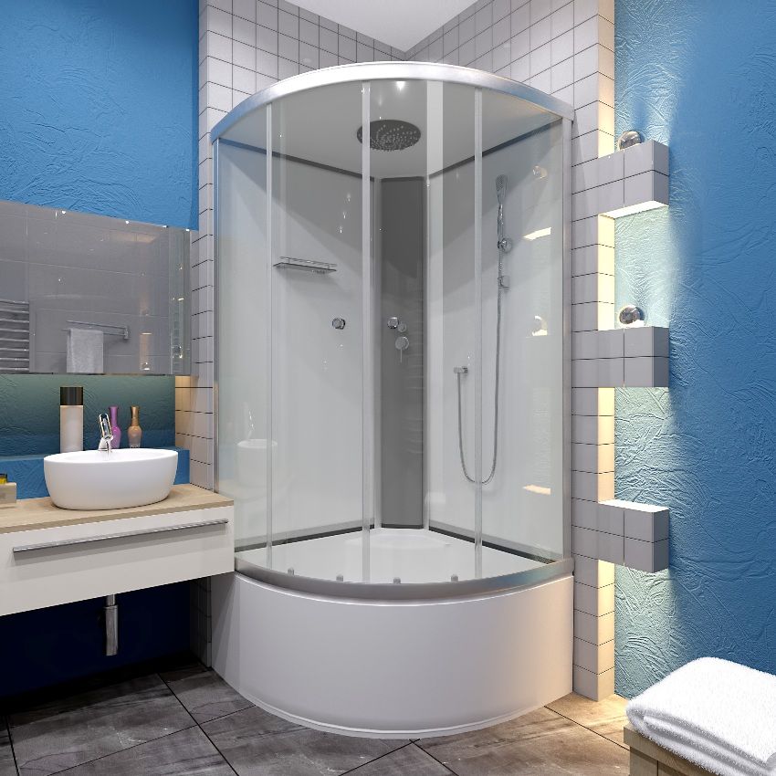 Doccia angolare 90x90 con base alta: l'opzione migliore per il bagno